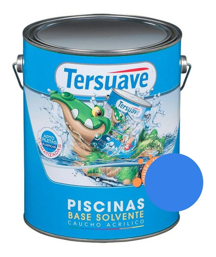 Pintura Para Piletas Base Solvente 4l Tersuave