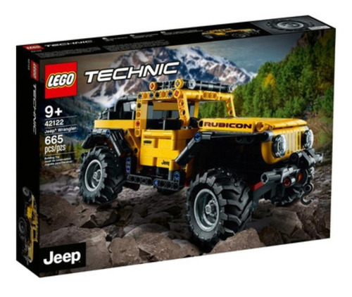 Imagen 2 de 8 de Set de construcción Lego Technic Jeep Wrangler 42122 665 piezas en caja