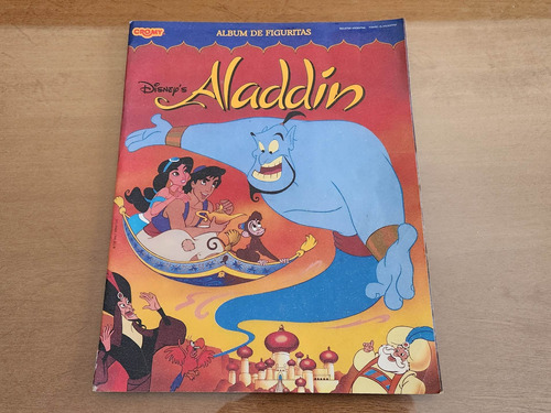 Álbum Figuritas Película Aladdin Disney Cromy Dibujo Animado