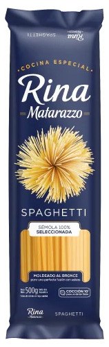 Oferta! 5 Fideo Spaghetti Rina Matarazzo Premium Semola 500g