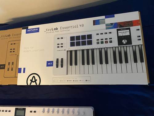 Arturia Keylab Essential 49 Mk3 Controlador Midi Sensitivo Blanco (Usado)