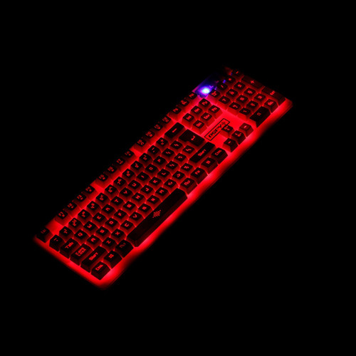 Combo Mouse Com Teclado Gaming Com Fio Usb