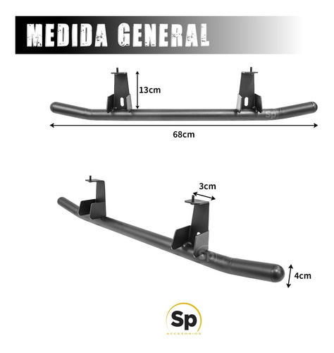 Imagen 3 de 8 de Burrera Soporte Faros Dually Parrilla Suzuki Jimny 2021 Brac