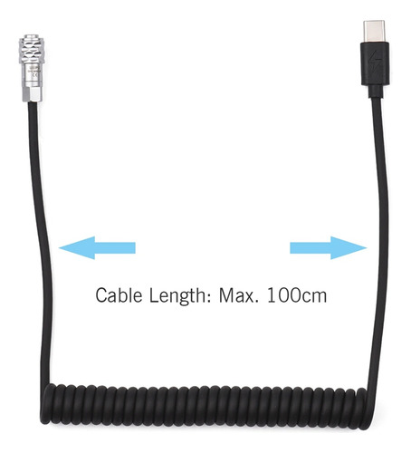 Cable De Alimentación Usb-c De Repuesto Para Blackmagic Poc
