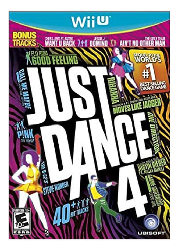 Jogo Just Dance 4 Nintendo Wii U Midia Fisica Ubisoft