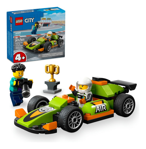 Lego City 60399 Deportivo De Carreras Verde 56 Piezas +4