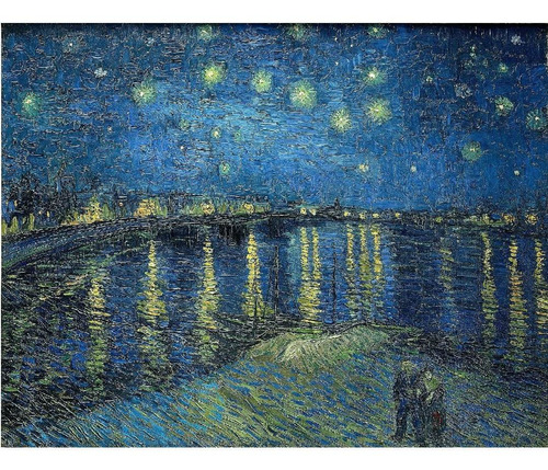Rompecabezas 1000 Piezas Starry Night Over The Rhone 75x50cm