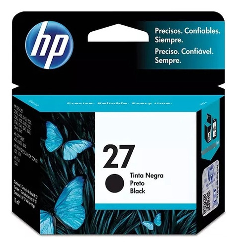 Hp Tinta 27 Negra C8727