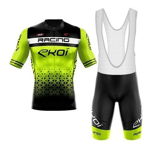 Uniforme Ciclismo Ekoi 2020 Jersey Short Bib Bici Ruta Mtb