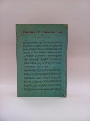 Tratado De Construcción - Antonio Miguel Saad, Cecsa (Usado)