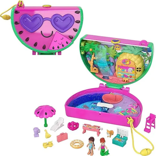 Polly Pocket Watermelon Pool Party Compact Mattel