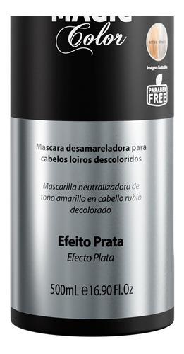 Imagem 4 de 6 de Magic Color Matizador Tradicional Efeito Prata 500ml