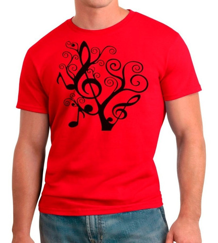  Camisetas Notas Musicais Arvore