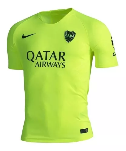 Camiseta Boca 2018-19 Flúor Nike Profesional