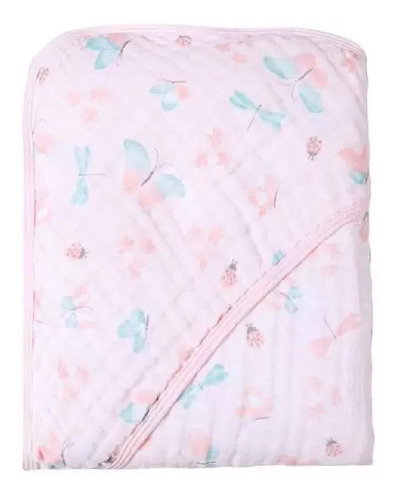 Toalha de banho Papi soft com capuz tecido de fralda menino menina