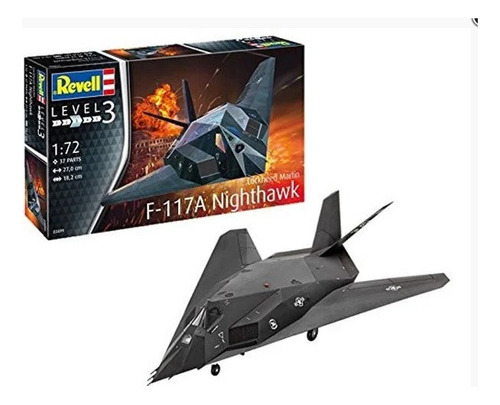 Avião F-117a Nighthawk Lockheed Martin Esc.: 1/72 P/montar