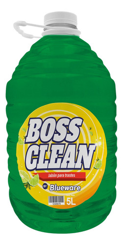 Poderoso Y Fresco Jabón Para Trastes Bossclean Limón 5 Litro