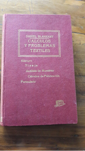 Calculos Y Problemas Textiles Blanxart X