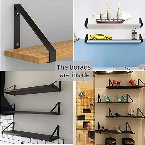 Soportes Estante Pared Metal 8 Triangular 300 Lbs Carga