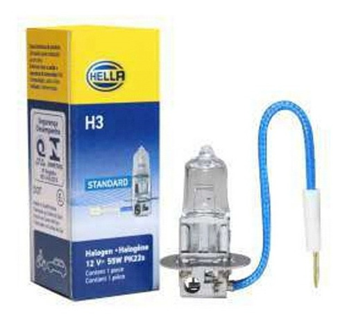 Bombillo H3 Hella Estandar 55w 12v X1 Carro