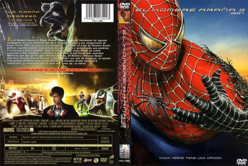 Dvd Original | El Hombre Araña 3 | Spiderman 3 | Tob Maguire | MercadoLibre