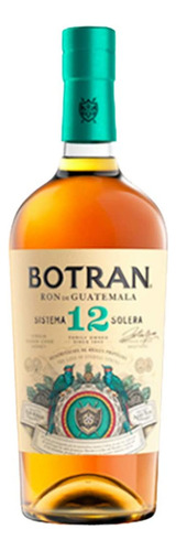 Pack De 12 Ron Botran Añejo 12 Años 750 Ml