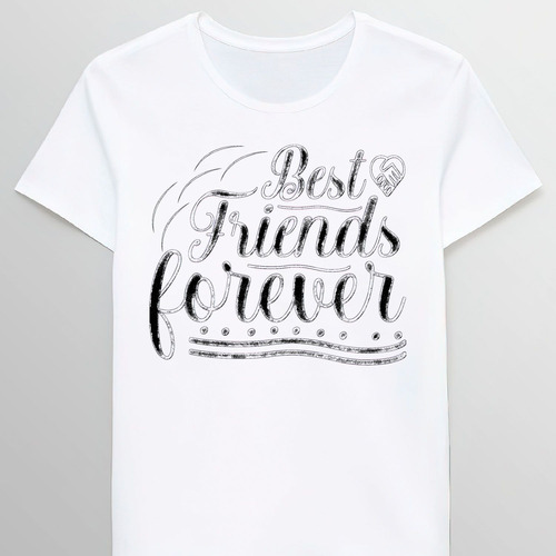 Remera Best Friend Forever Cool Friendship Quotes Gue De1105