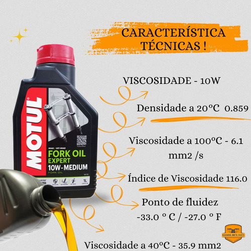 Óleo Suspensão Motul Crf 250 19-22 + Retentores E Guarda Pó