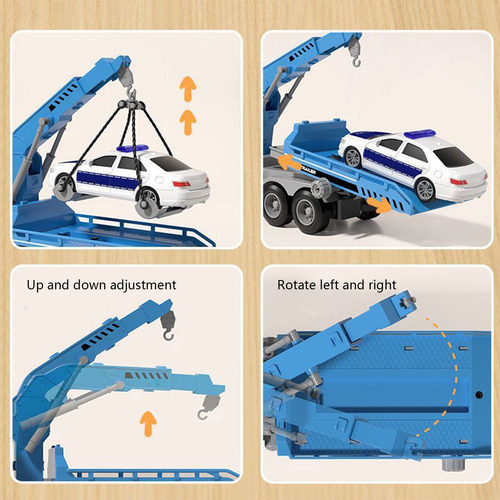 Tractor De Ingeniería De Remolques Con Luces De Sonido, Simu