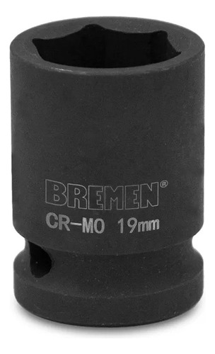 Bocallave De Impacto Corto 27 Mm Enc 1/2 Hex Bremen 6089