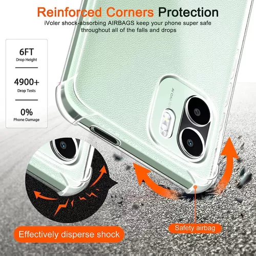 Funda Uso Rudo Para Xiaomi Redmi A2 Con Ventana Y Mica