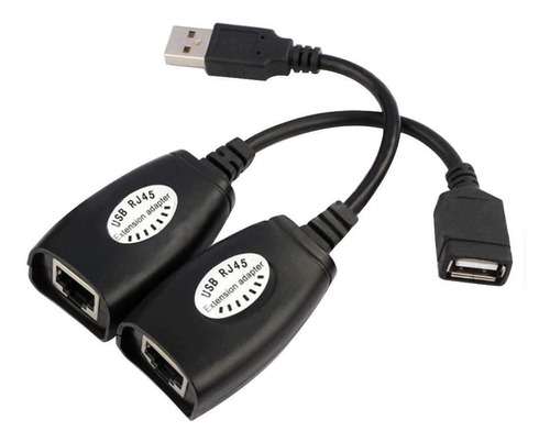 Extensor Usb Via Rj45 Até 45 Metros