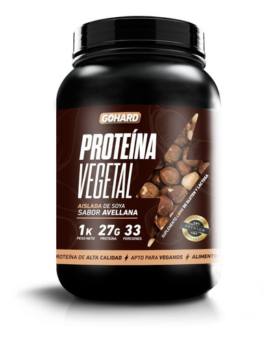 Proteína Vegetal - Avellana - 33 Servicios - Gohard