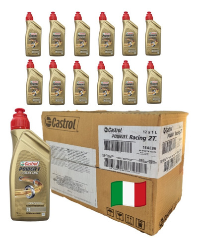 Castrol 2 Tiempos Racing 100% Sintético Caja X 12 Uni Italia