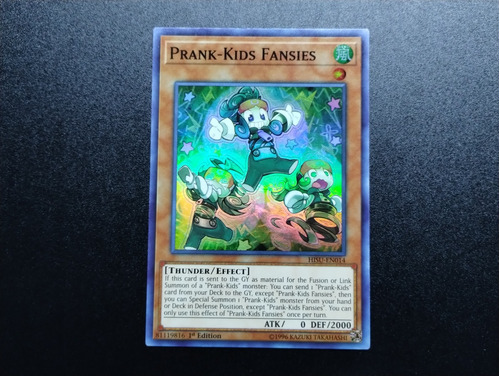 Prank-kids Fansies Hisu-en014 1ra Edición Yugioh Original