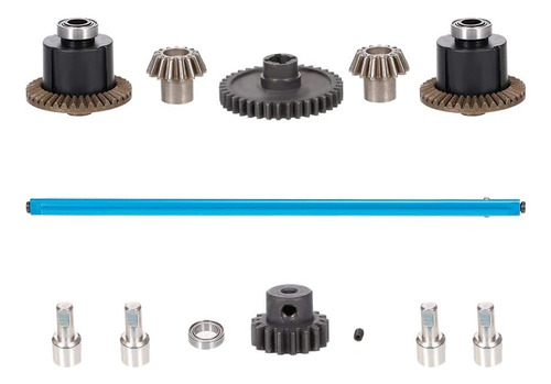 Kit De Diferencial De Metal Para Automóvil Rc, Engranaje 38t