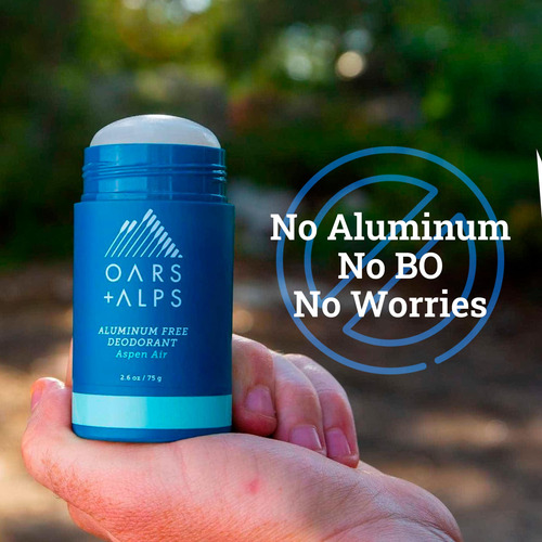 Deodorant Oars + Alps Aluminum Free Aspen Air 75ml Travel Si