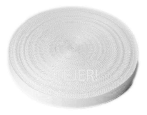 Imagen 5 de 5 de Cinta Mochilera De Poliéster 40mm X 50 Mts Blanco