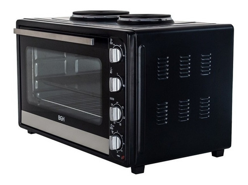 Imagen 3 de 6 de Horno de mesa eléctrico BGH BHE64M20A 64L negro 220V