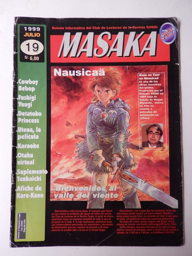 Masaka #19 Revista Manga Anime Peru Sugoi Kare Kano