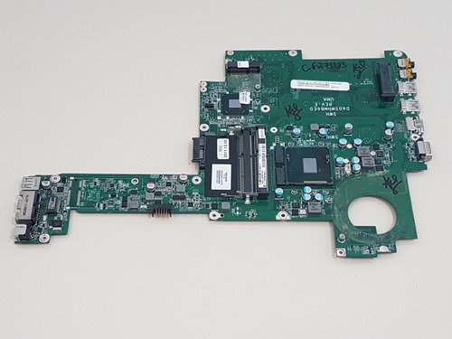 Placa Mãe Da0swhmb6e0 + I3-2350m Para Itautec W7540 (Usado)