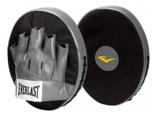 Manopla Everlast Punch Mitts Preto/cinza
