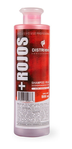 Shampoo Matizador Intensificador De Rojos X 500ml