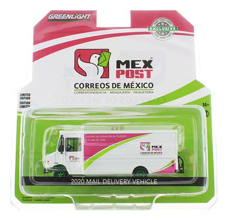Mail Delivery Correos De México Mexpost Camión Greenlight