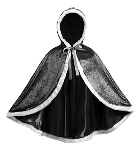 Opbin Fur Princess Hooded Cape Cloaks Costume Para Lxyhu