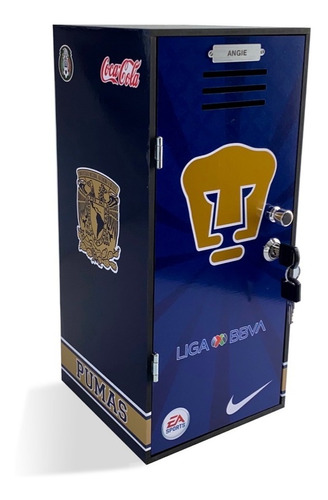 Pumas Minilocker Deportivo Fútbol Regalo Personalizado Fans