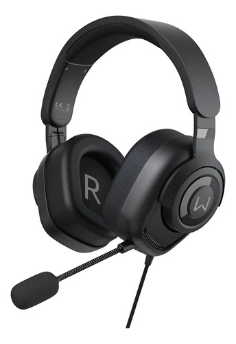 Fone de Ouvido Headset Huginn Preto Warrior Ph701