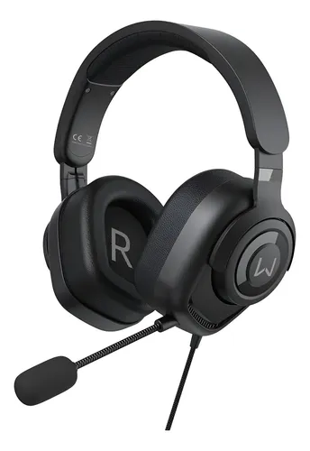Headset Gamer Warrior Huginn Mic P3 3,5mm Ps5 Xbox Pc 50mm Cor Pr...