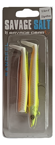 Señuelos Vinilos Savage Sail Silicona 12.5cm - 23g. (5 Unid) Distintos Colores