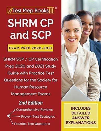 Shrm Cp And Scp Exam Prep 2020-2021 Shrm Scp / Cp..., De Publishing,. Editorial Test Prep Books En Inglés